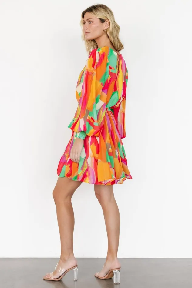 Tavana Short Dress Multi Print Women Baltic Born Short Dresses