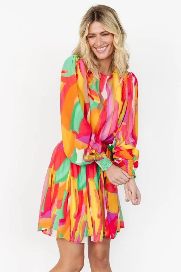 Tavana Short Dress Multi Print Women Baltic Born Short Dresses