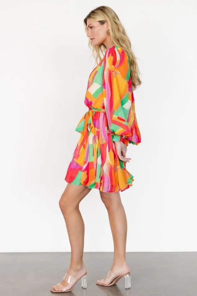 Tavana Short Dress Multi Print Women Baltic Born Short Dresses