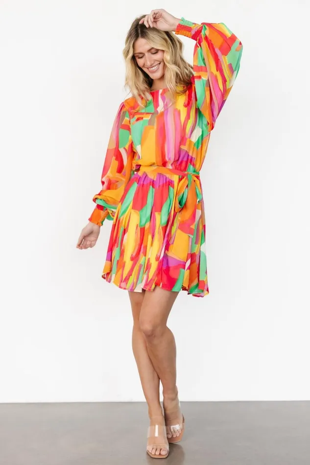 Tavana Short Dress Multi Print Women Baltic Born Short Dresses