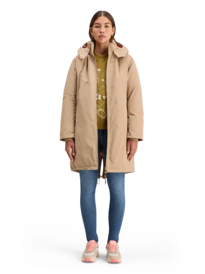 TECHNICAL PARKA Evening Black Women Scotch and Soda Jackets and Coats