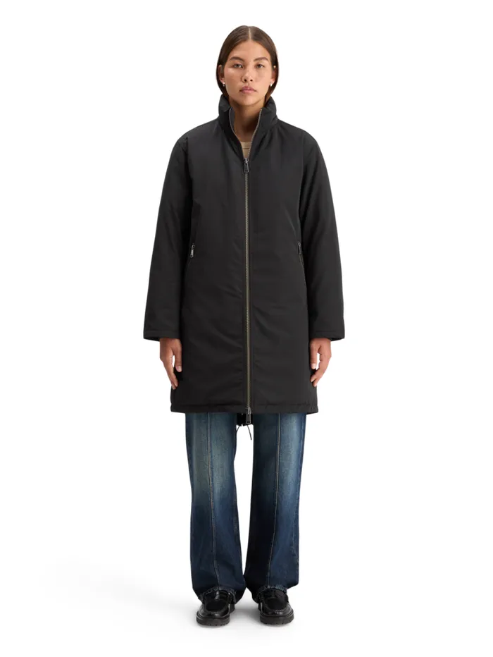TECHNICAL PARKA Evening Black Women Scotch and Soda Jackets and Coats