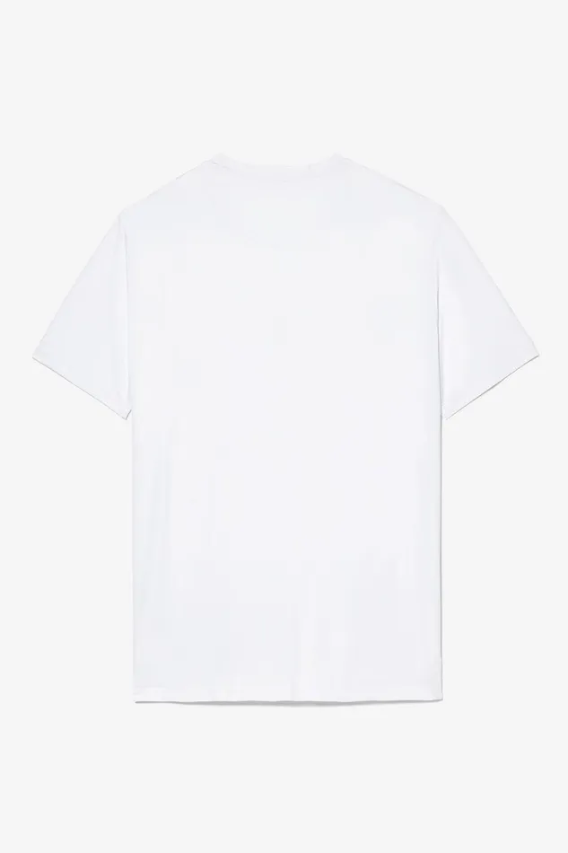 Tennis Men Fila Tennis Essentials Short Sleeve Crew 101 White