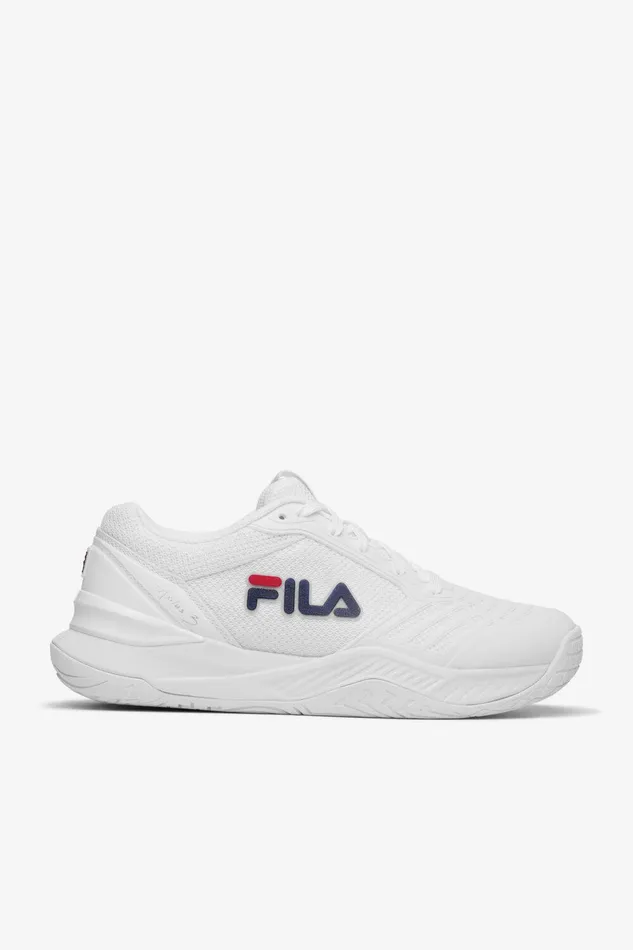 Tennis Women Fila Axilus 3 125 White Fila Navy Fila Red