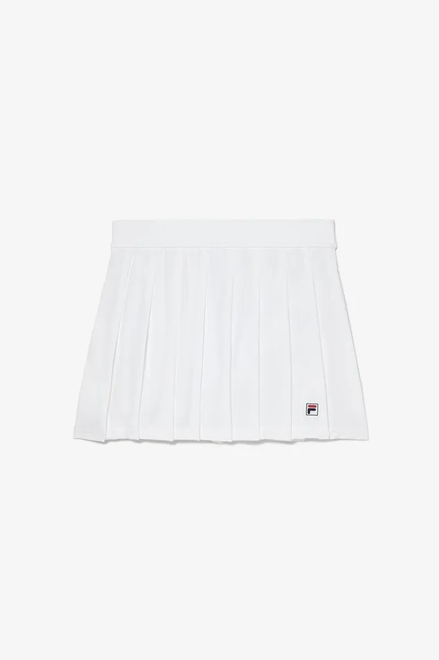 Tennis Women Fila Tennis Essentials Woven Pleated Skort 100 White