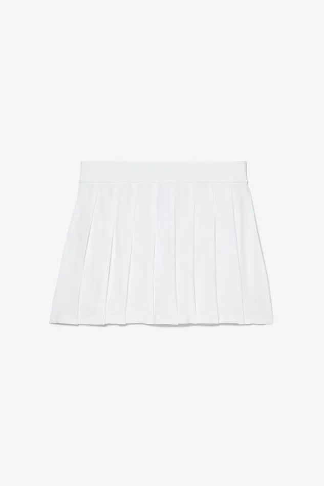Tennis Women Fila Tennis Essentials Woven Pleated Skort 100 White