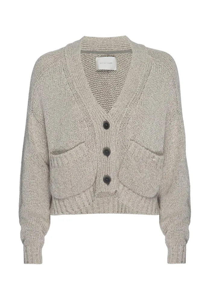 The Cropped Cardigan Ecru Multi Women Brochu Walker Cardigans