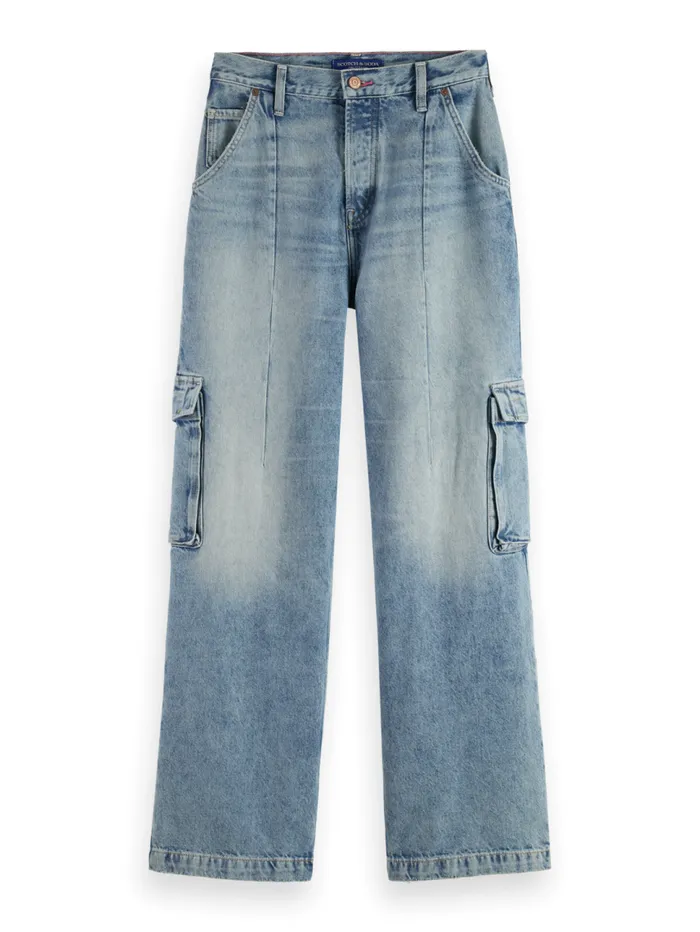 The Deep Low Rise Loose Cargo Jeans rolling Road Rolling Road Women Scotch and Soda Jeans The Deep Low Rise Loose Cargo Jeans rolling Road Rolling Road Women Scotch and Soda Jeans