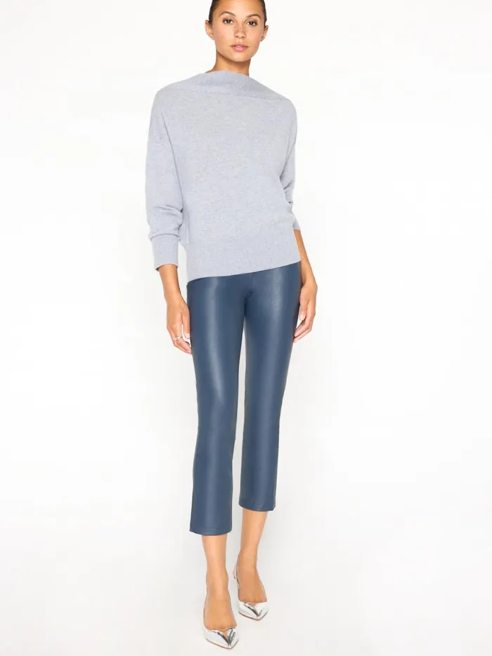 The Dunne Cashmere Pullover Isla Blue Melange Women Brochu Walker Sweaters