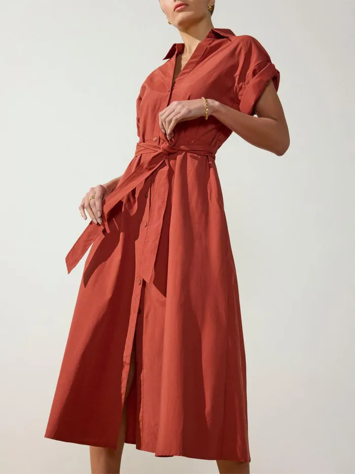 The Fia Belted Dress Tuscany Women Brochu Walker Dresses