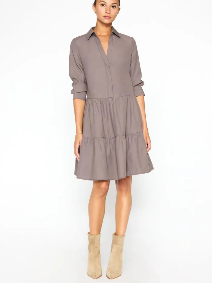 The Hannah Dress Mocha Women Brochu Walker Dresses