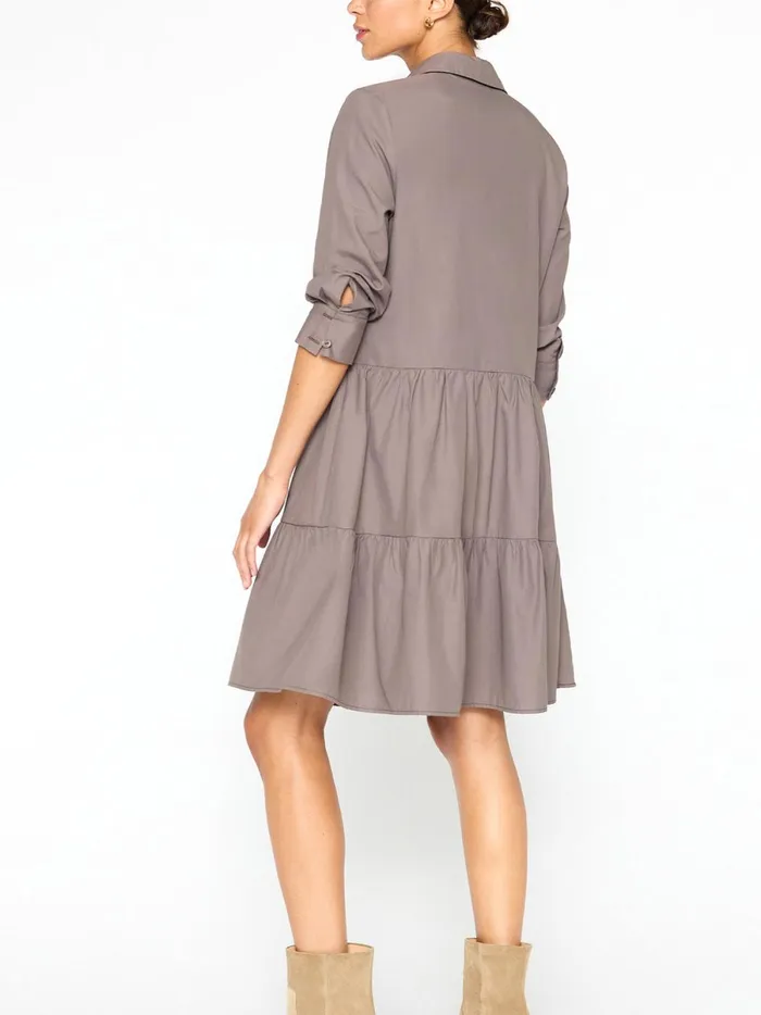 The Hannah Dress Mocha Women Brochu Walker Dresses