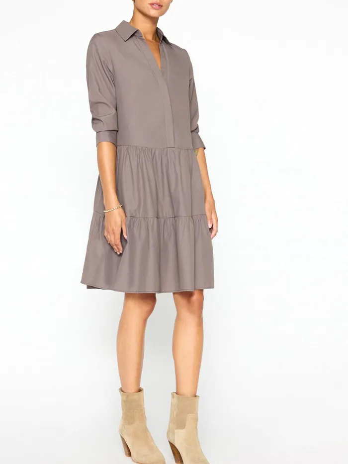 The Hannah Dress Mocha Women Brochu Walker Dresses