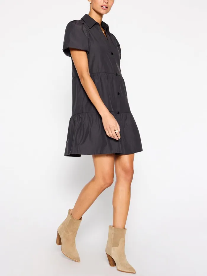 The Havana Mini Dress Washed Black Women Brochu Walker Dresses