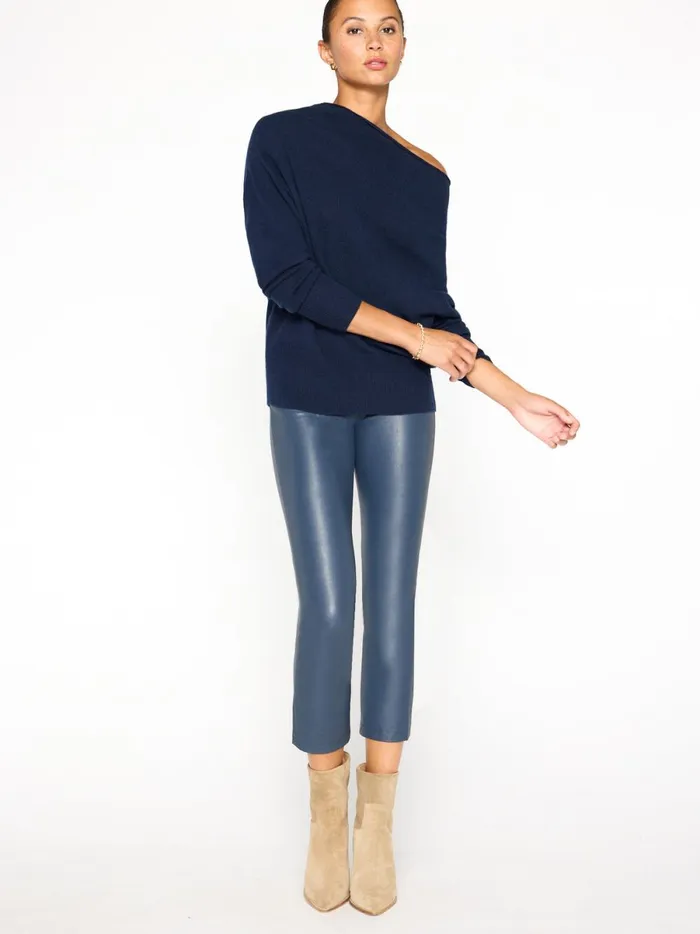 The Lori Off Shoulder Baltic Navy Women Brochu Walker Sweaters