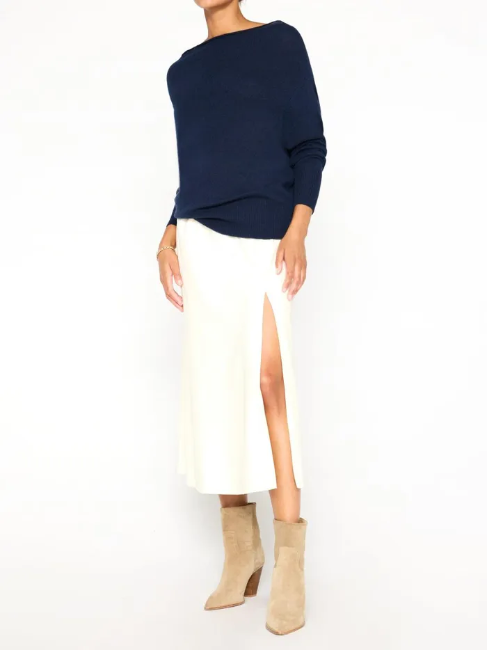 The Lori Off Shoulder Baltic Navy Women Brochu Walker Sweaters