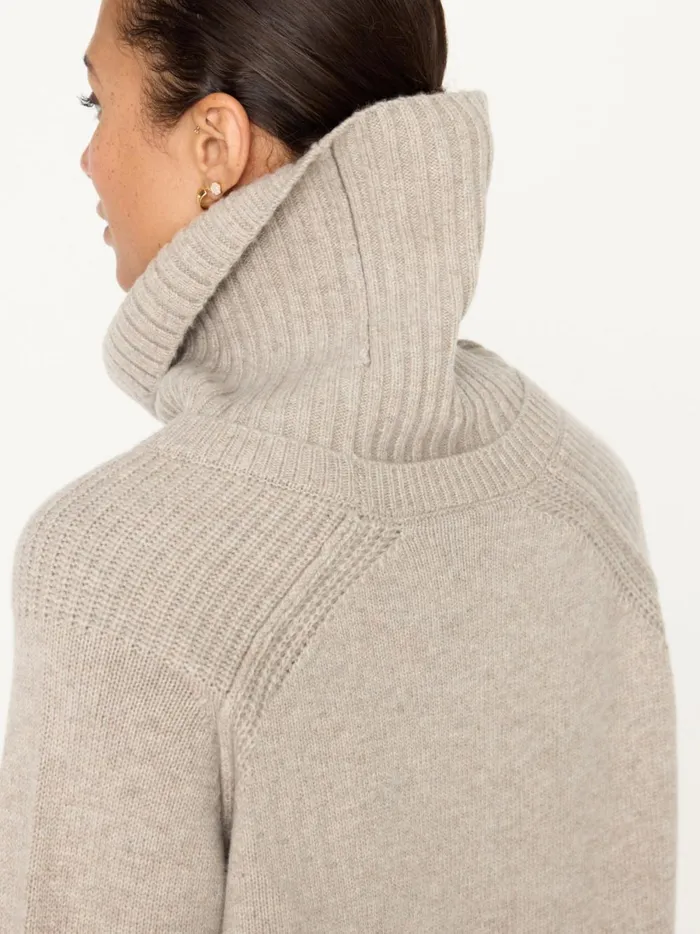 The Orion Turtleneck Sweater Light Chia Mlange Women Brochu Walker Sweaters