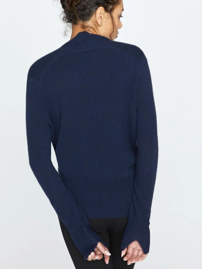 The Phinneas Wrap Baltic Navy Women Brochu Walker 100 Cashmere