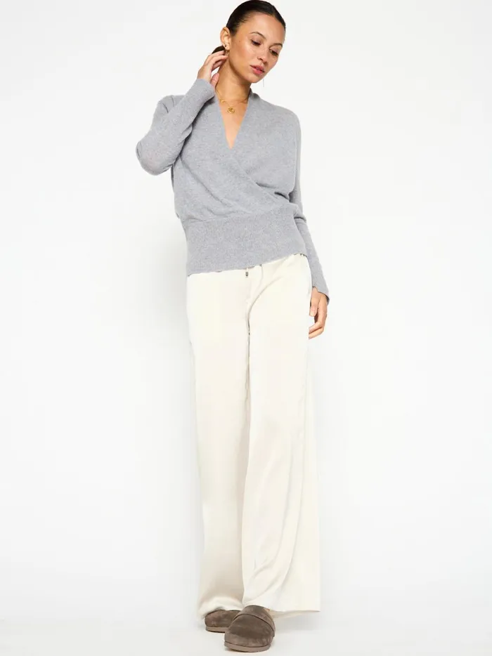 The Phinneas Wrap Isla Blue Mlange Women Brochu Walker Sweaters