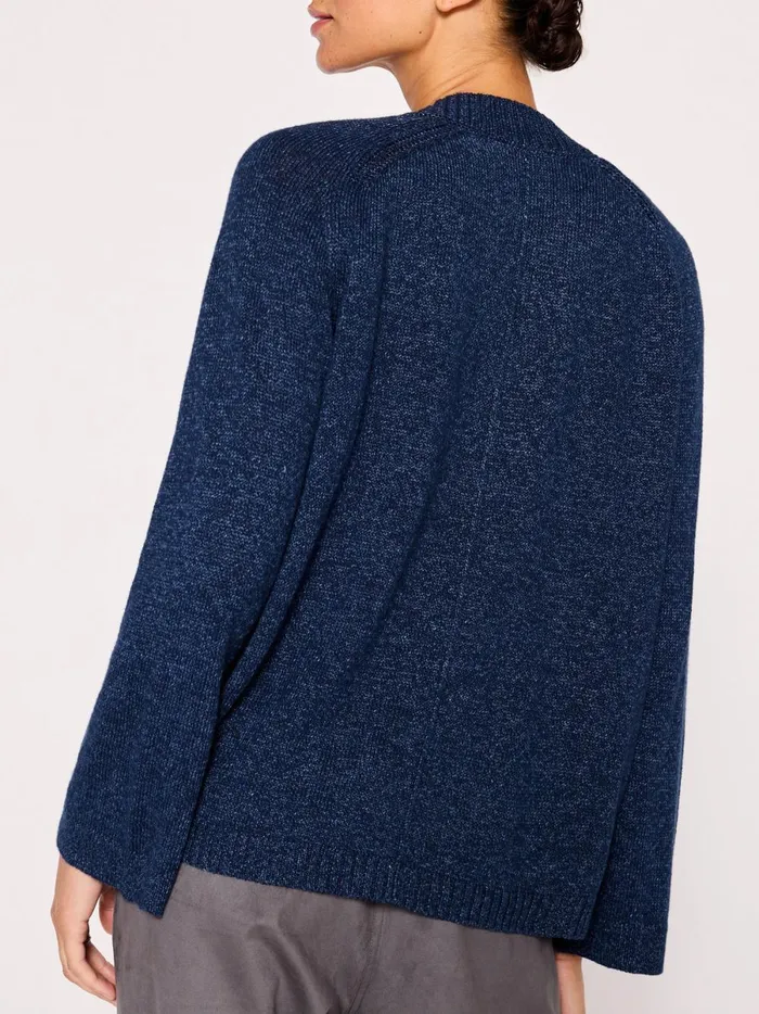 The Riley Sweater Indigo Marl Women Brochu Walker Sweaters