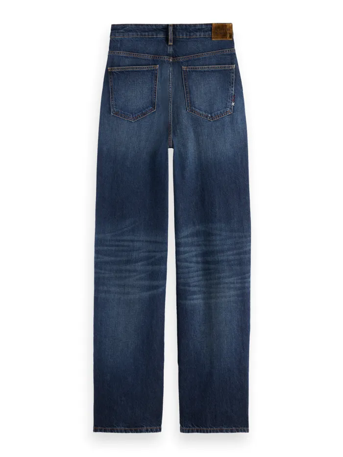 THE RIPPLE AUTHENTIC STRAIGHT JEANS LUX BLUE Lux Blue Women Scotch and Soda Jeans