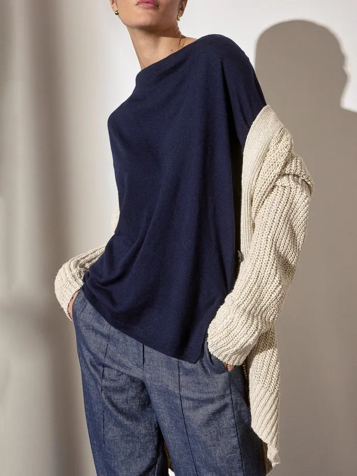 The Vos Top Baltic Navy Women Brochu Walker Tops
