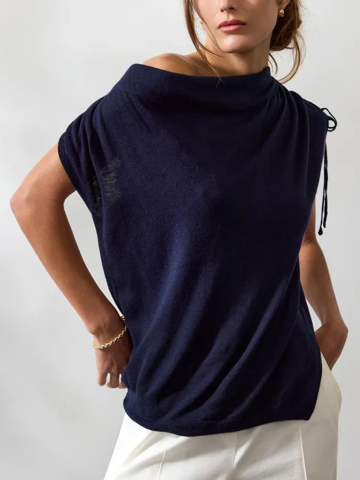 The Vos Top Baltic Navy Women Brochu Walker Tops