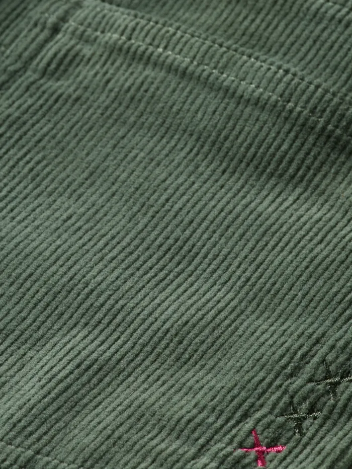 THE WAVE WIDE LEG JEANS 8211 CORDUROY Pine Green Kids Scotch and Soda Pants