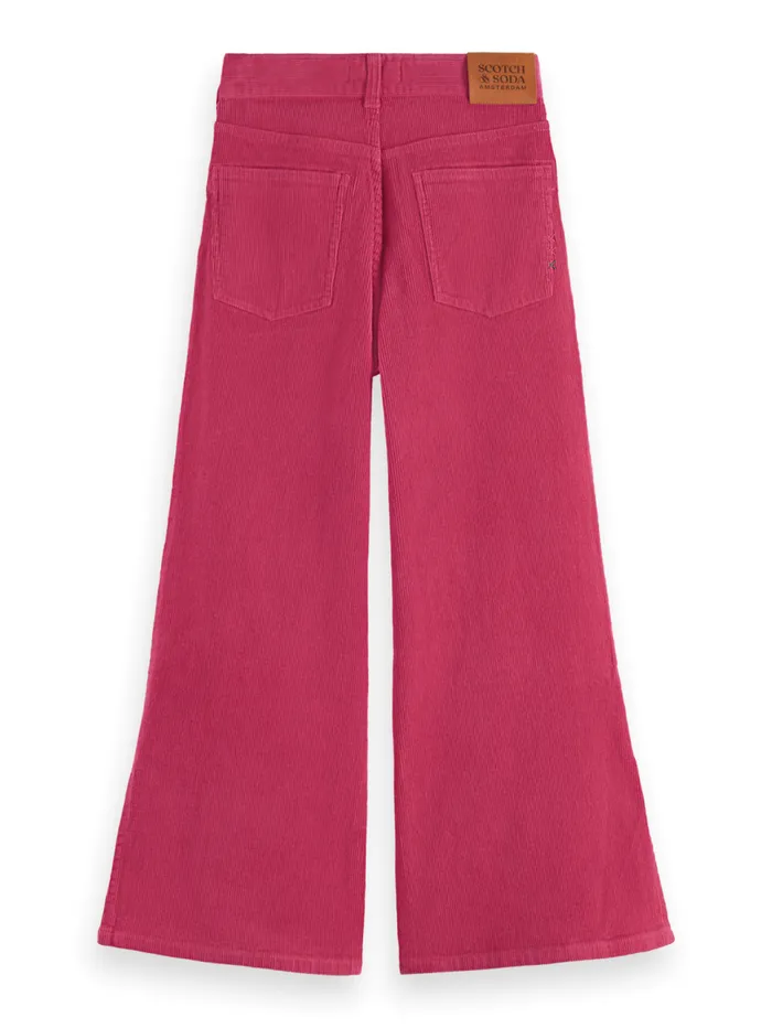 THE WAVE WIDE LEG JEANS 8211 CORDUROY Pine Green Kids Scotch and Soda Pants