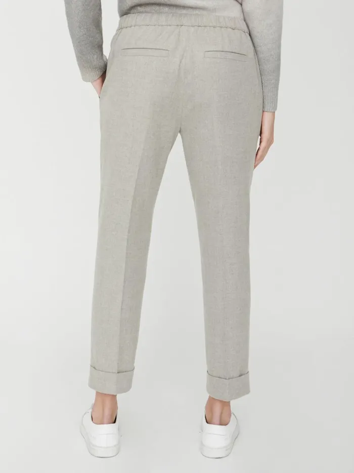 The Westport Brushed Pant Whisper Melange Women Brochu Walker Bottoms