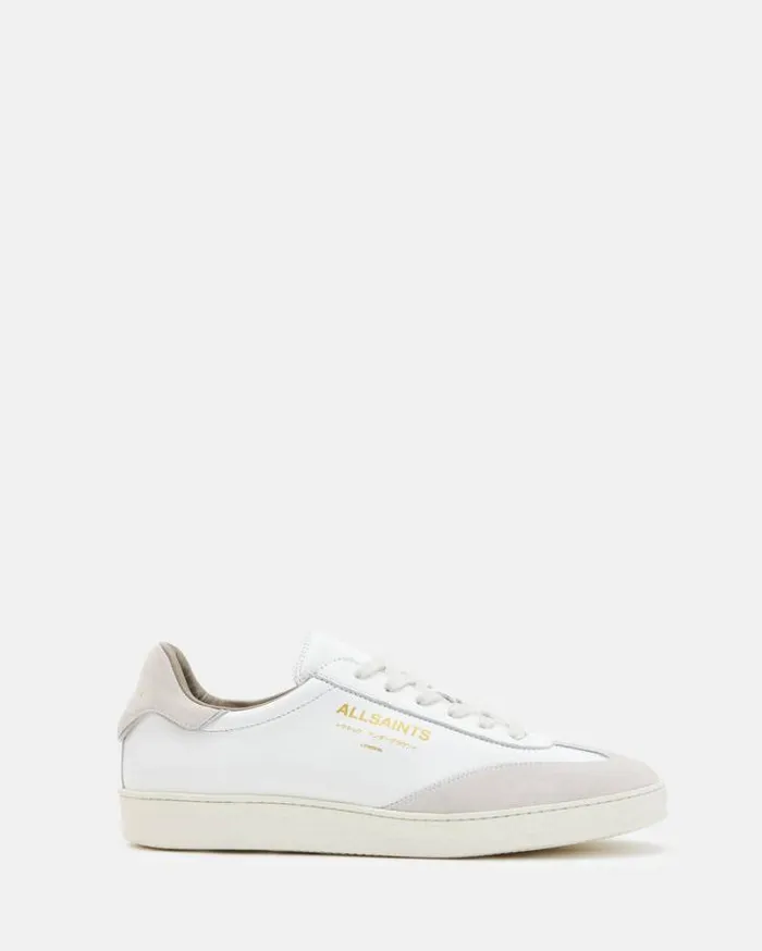 Thelma Leather Low Top Sneakers White Women AllSaints Shoes and Boots