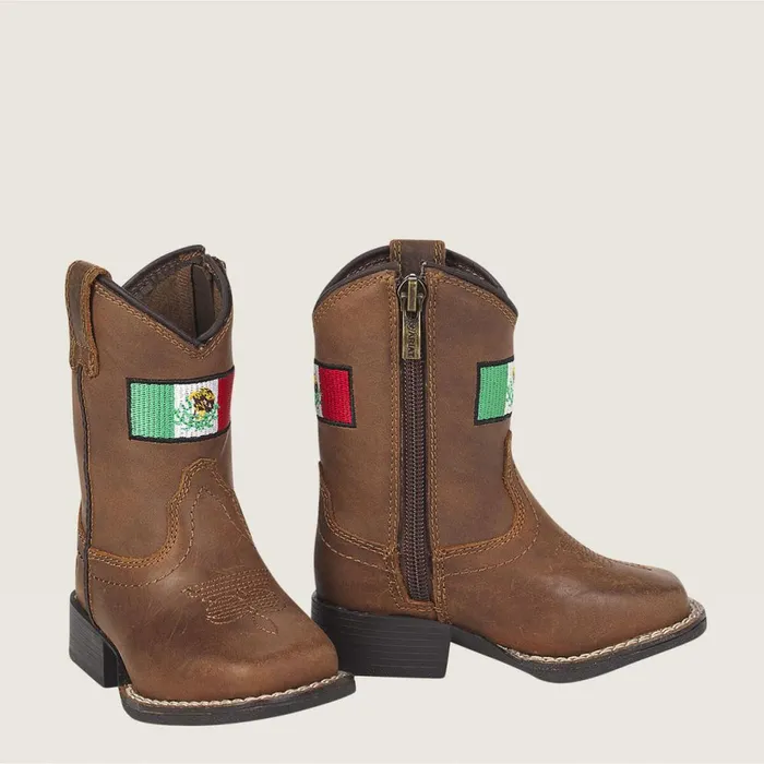 Toddler Lil Stompers Mexico Boot Brown Kids Ariat Toddler Footwear