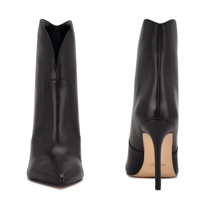 Tolate Dress Booties Black Leather Women Nine West Boots and Booties Tolate Dress Booties Black Leather Women Nine West Boots and Booties