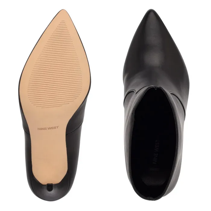 Tolate Dress Booties Black Leather Women Nine West Boots and Booties Tolate Dress Booties Black Leather Women Nine West Boots and Booties