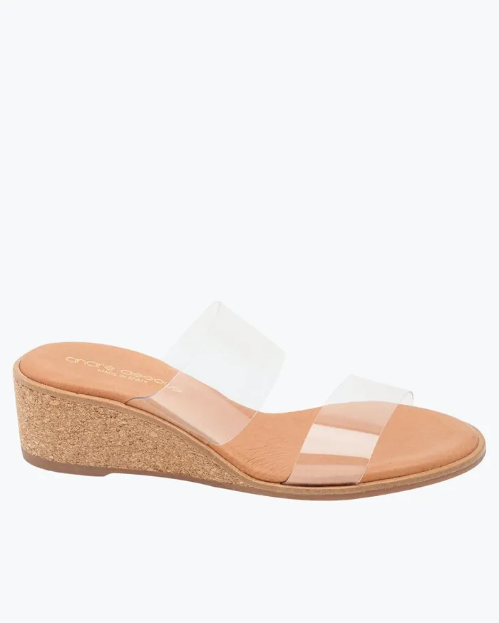 Tommy Bahama Andr Assous Gwenn Cork Wedge Sandals Natural Women Shoes and Sandals