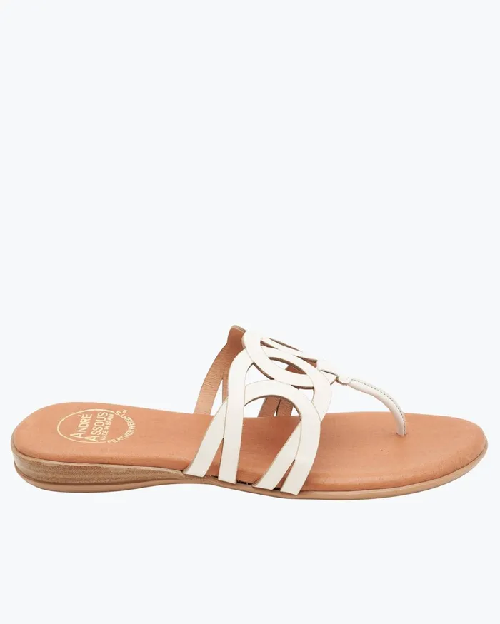 Tommy Bahama Andr Assous Neveah Wedge Sandals Platinum Women Shoes and Sandals