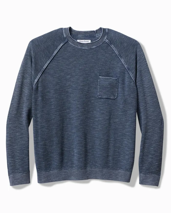 Tommy Bahama Beachy Marl LinenBlend Cardigan French Clay Men Sweaters