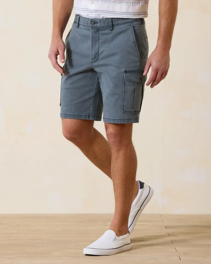 Tommy Bahama Big and Tall Chip Shot IslandZone Shorts Black Big and Tall Shorts