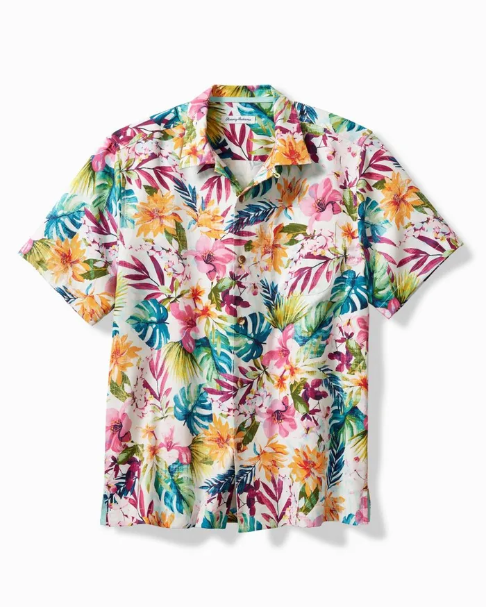 Tommy Bahama Big and Tall Nova Wave Beach Days ShortSleeve Shirt White Big and Tall Shirts Tommy Bahama Big and Tall Nova Wave Beach Days ShortSleeve Shirt White Big and Tall Shirts