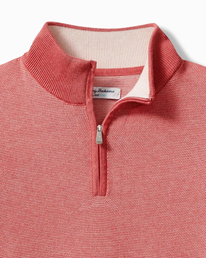 Tommy Bahama Coolside IslandZone LongSleeve HalfZip Tutti Frutti Men Sweaters Tommy Bahama Coolside IslandZone LongSleeve HalfZip Tutti Frutti Men Sweaters
