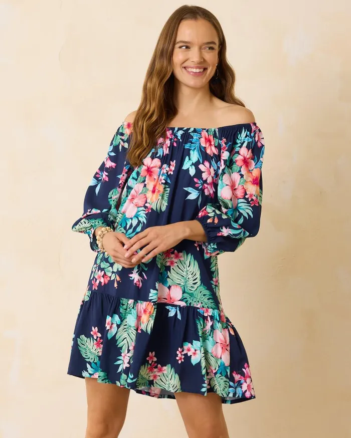 Tommy Bahama Flora Coverup Dress Mare Navy Women Dresses Tommy Bahama Flora Coverup Dress Mare Navy Women Dresses