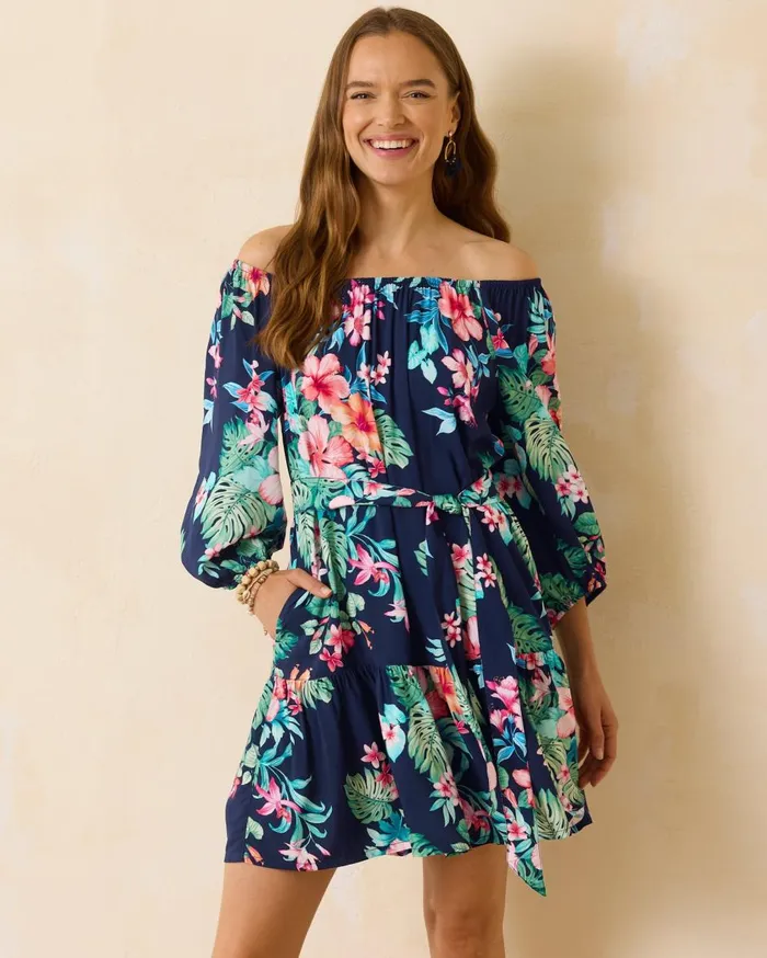Tommy Bahama Flora Coverup Dress Mare Navy Women Dresses Tommy Bahama Flora Coverup Dress Mare Navy Women Dresses
