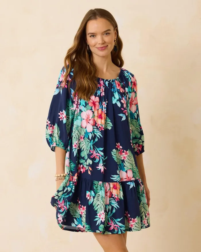 Tommy Bahama Flora Coverup Dress Mare Navy Women Dresses Tommy Bahama Flora Coverup Dress Mare Navy Women Dresses