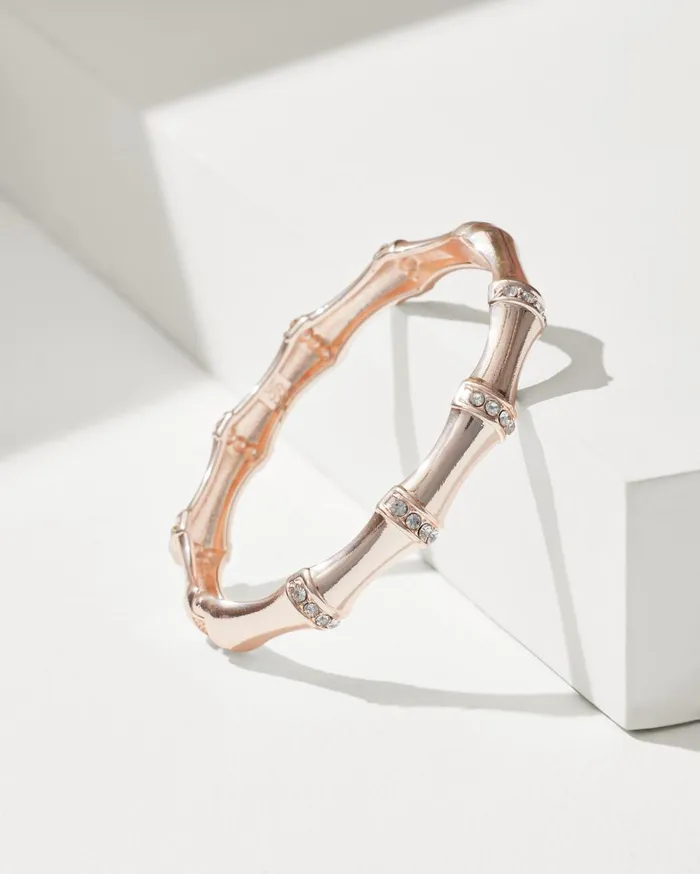Tommy Bahama Island Essence Rose Gold Bamboo Bracelet Rose Gold Women Jewelry Collections