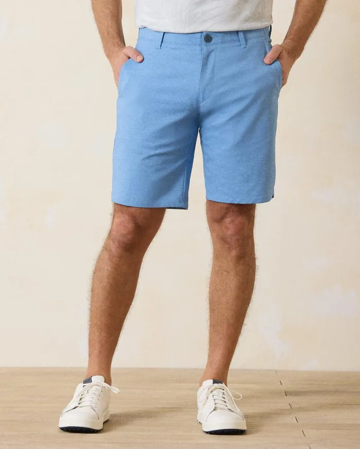Tommy Bahama Latigo Beach LinenBlend FlatFront 10Inch Shorts Stone Khaki Men Shorts