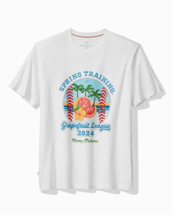 Tommy Bahama MLB Spring Training 2024 Grapefruit League Graphic TShirt White Men TShirts Tommy Bahama MLB Spring Training 2024 Grapefruit League Graphic TShirt White Men TShirts