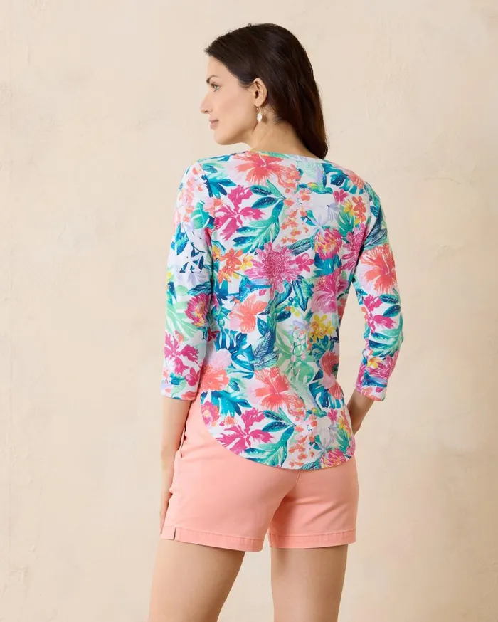 Tommy Bahama Oceana Poplin Sleeveless Top White Women Tops and Shirts