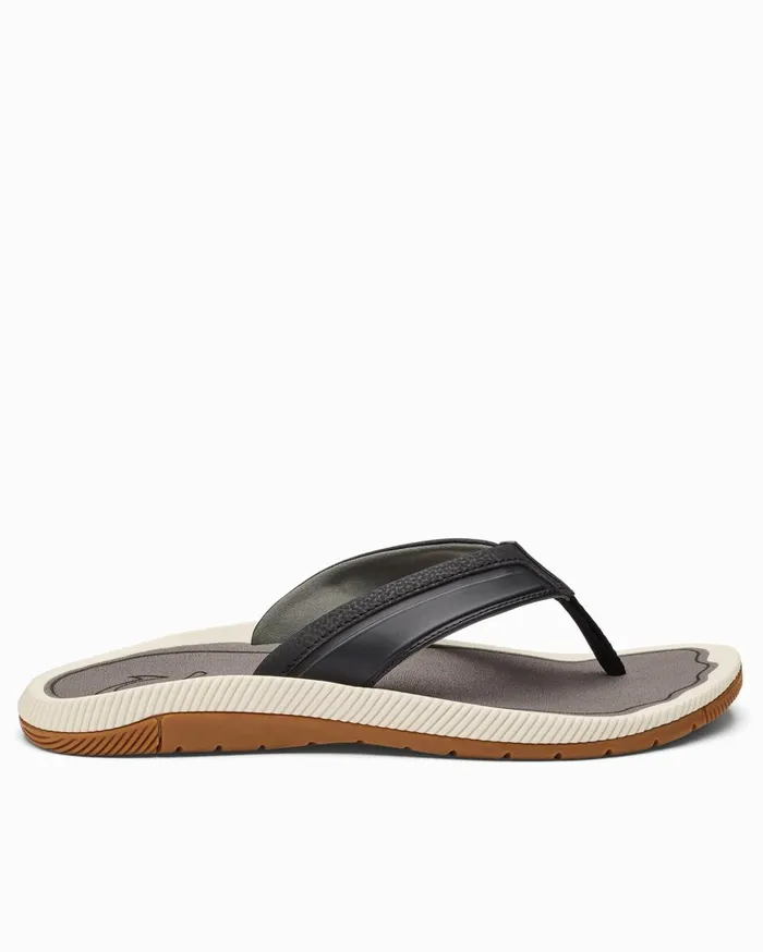 Tommy Bahama OluKai Maha Sandals Black MenBig and Tall Shoes and Sandals