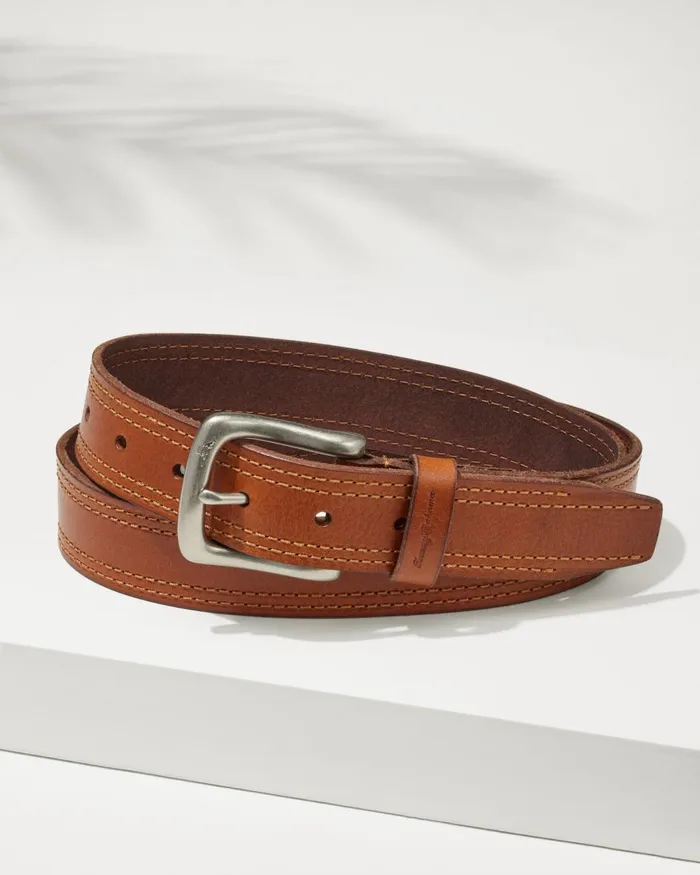 Tommy Bahama Sand Drift Belt Khaki Men Belts