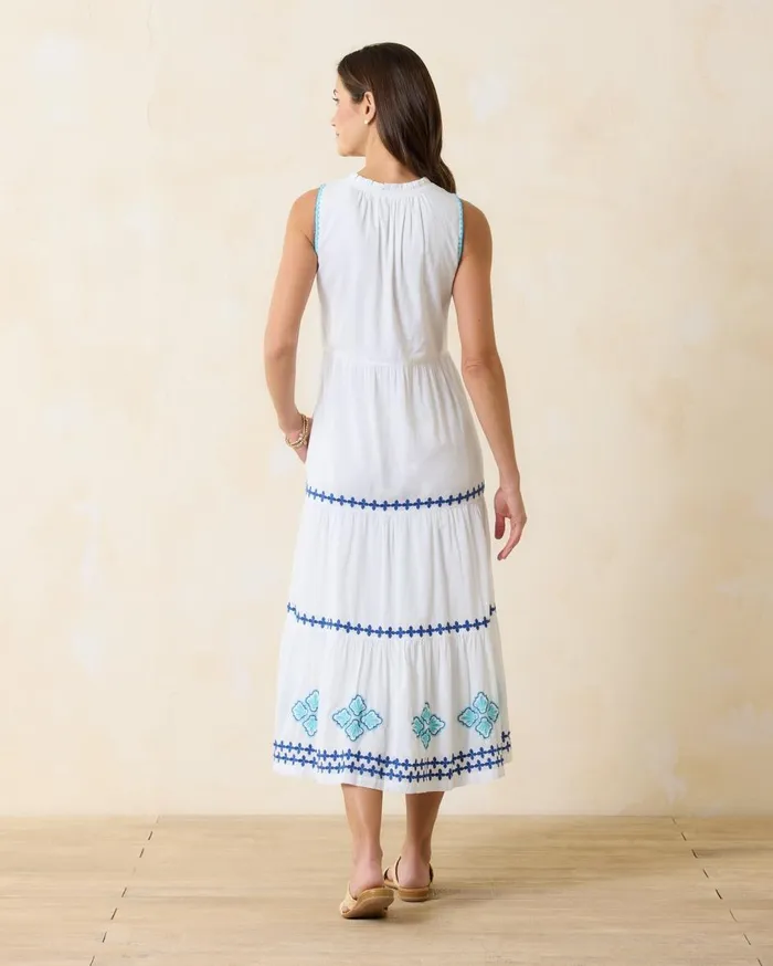 Tommy Bahama Shell Beach Coverup Dress White Women Dresses